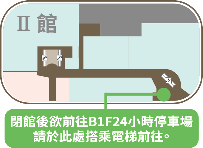 2館停車場所在地圖